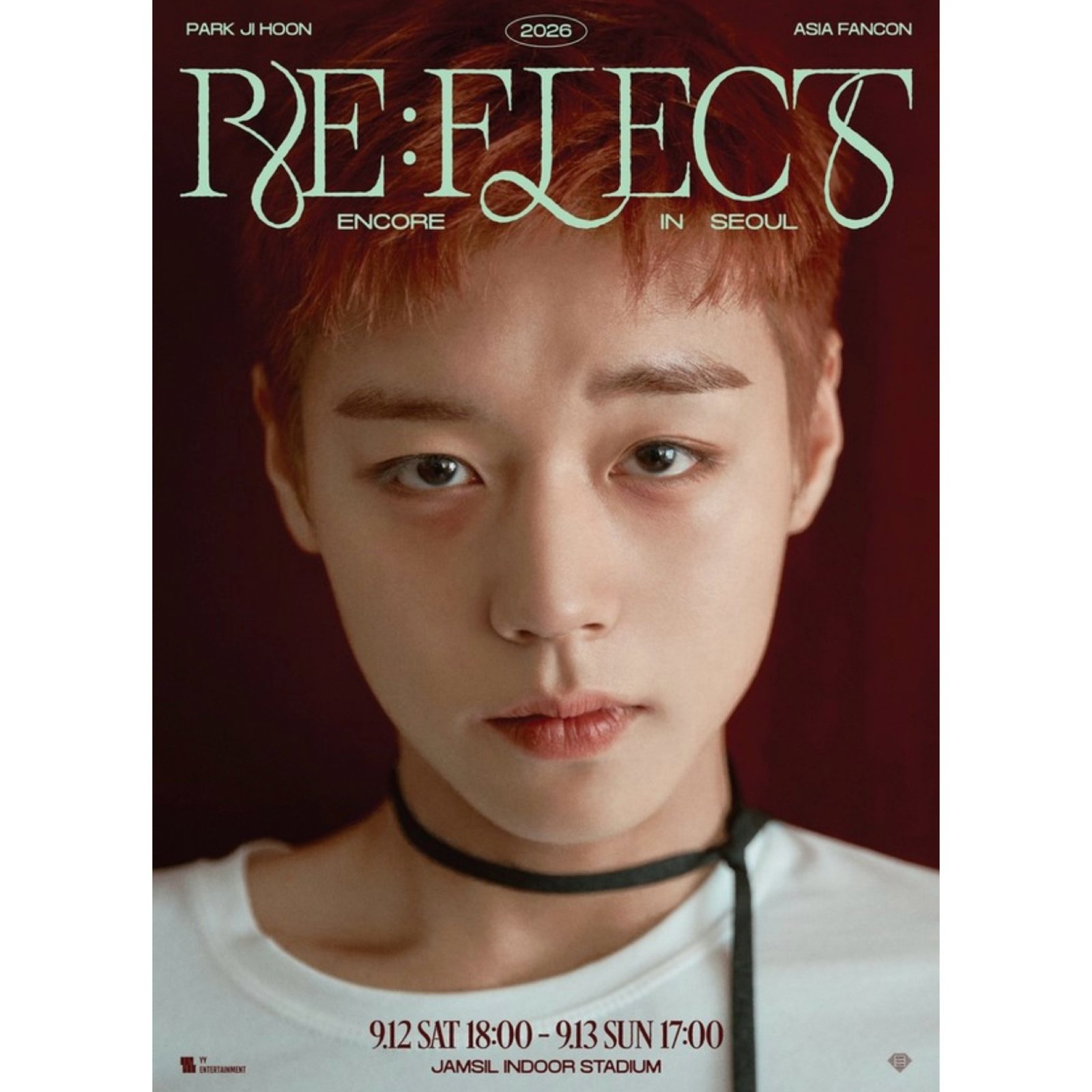 2026 박지훈 앙코르 콘서트 RE:FLECT ENCORE IN SEOUL 공식 포스터