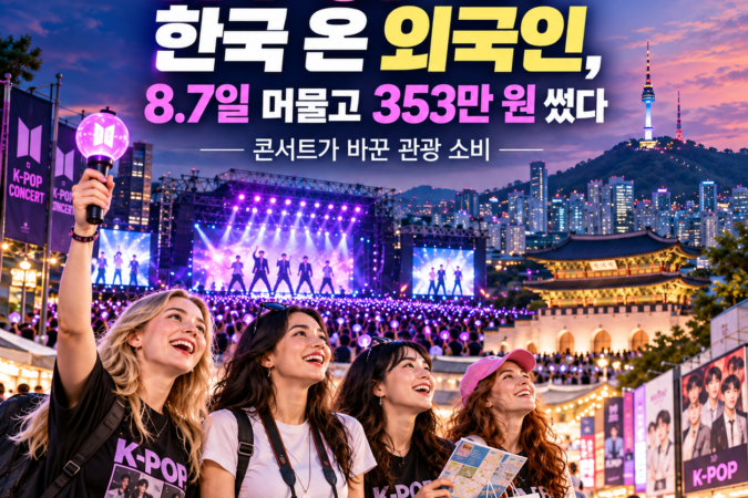 K-POP 보러 한국 온 외국인