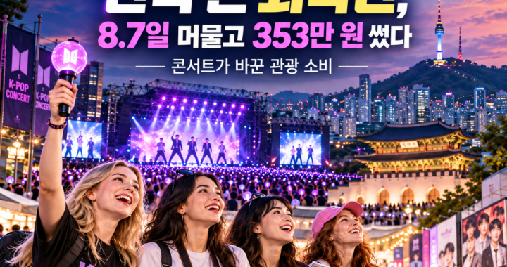 K-POP 보러 한국 온 외국인