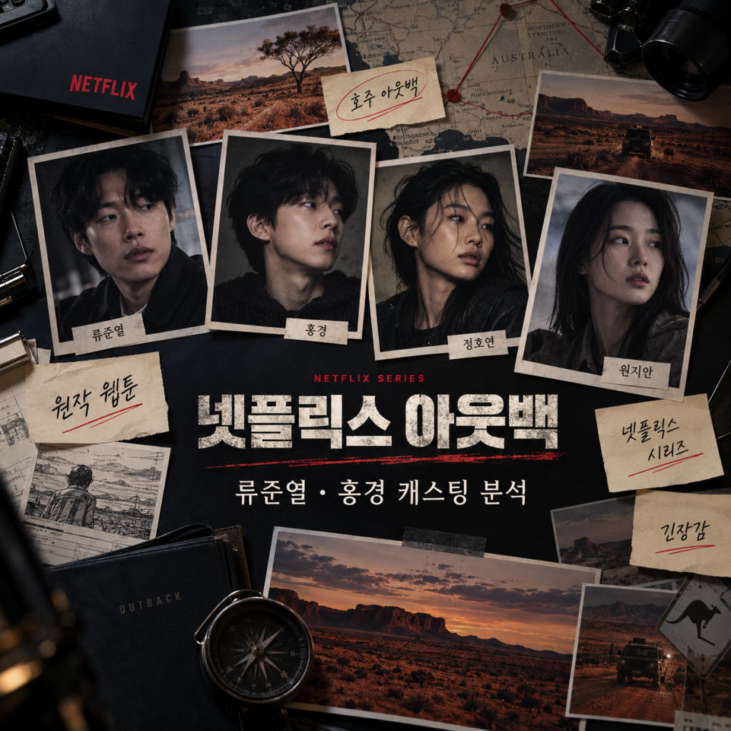 웹툰 원작·호주 배경·추적극 분위기 중심
